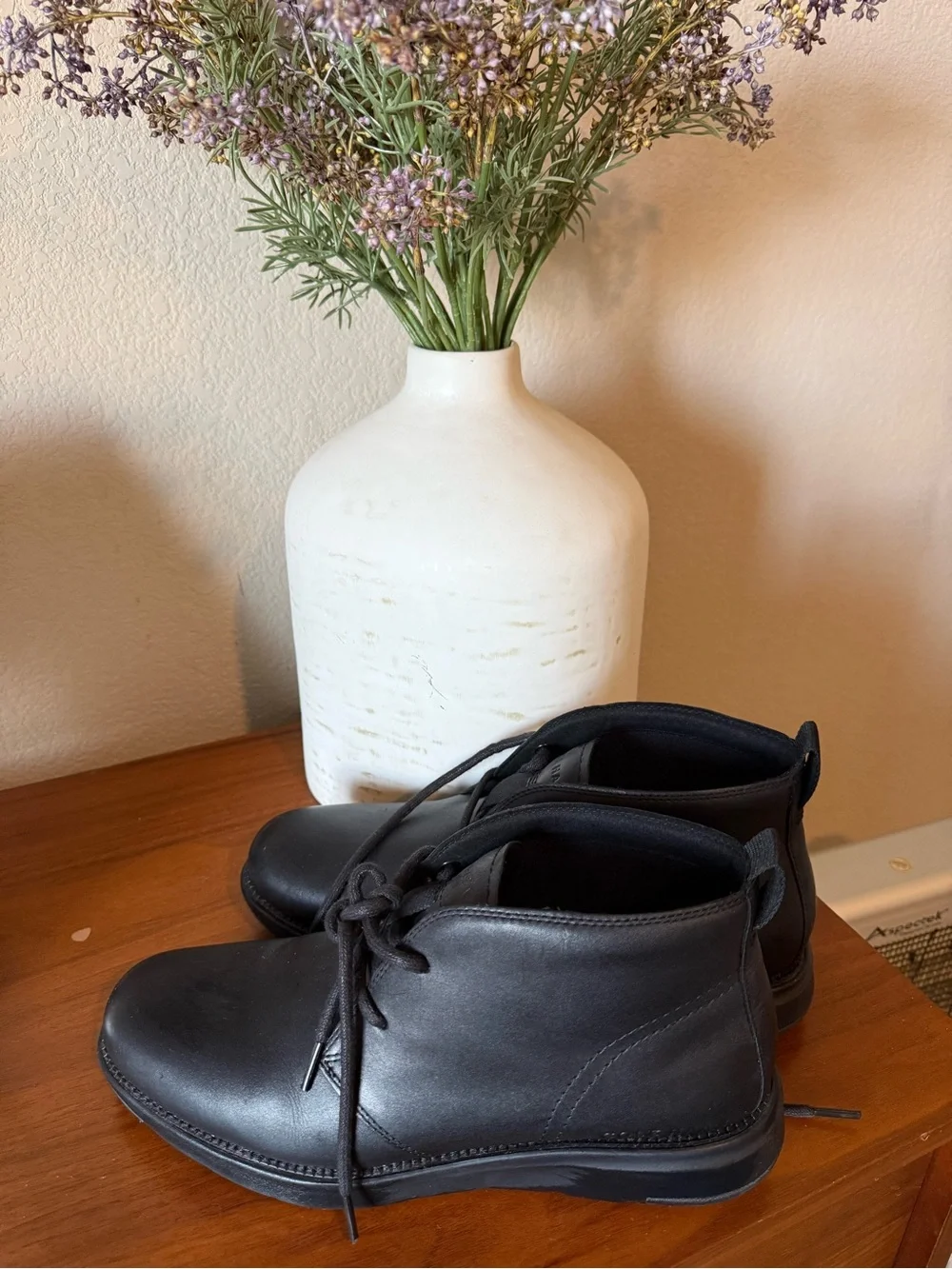 Cole Haan Black Leather Chukka Boots